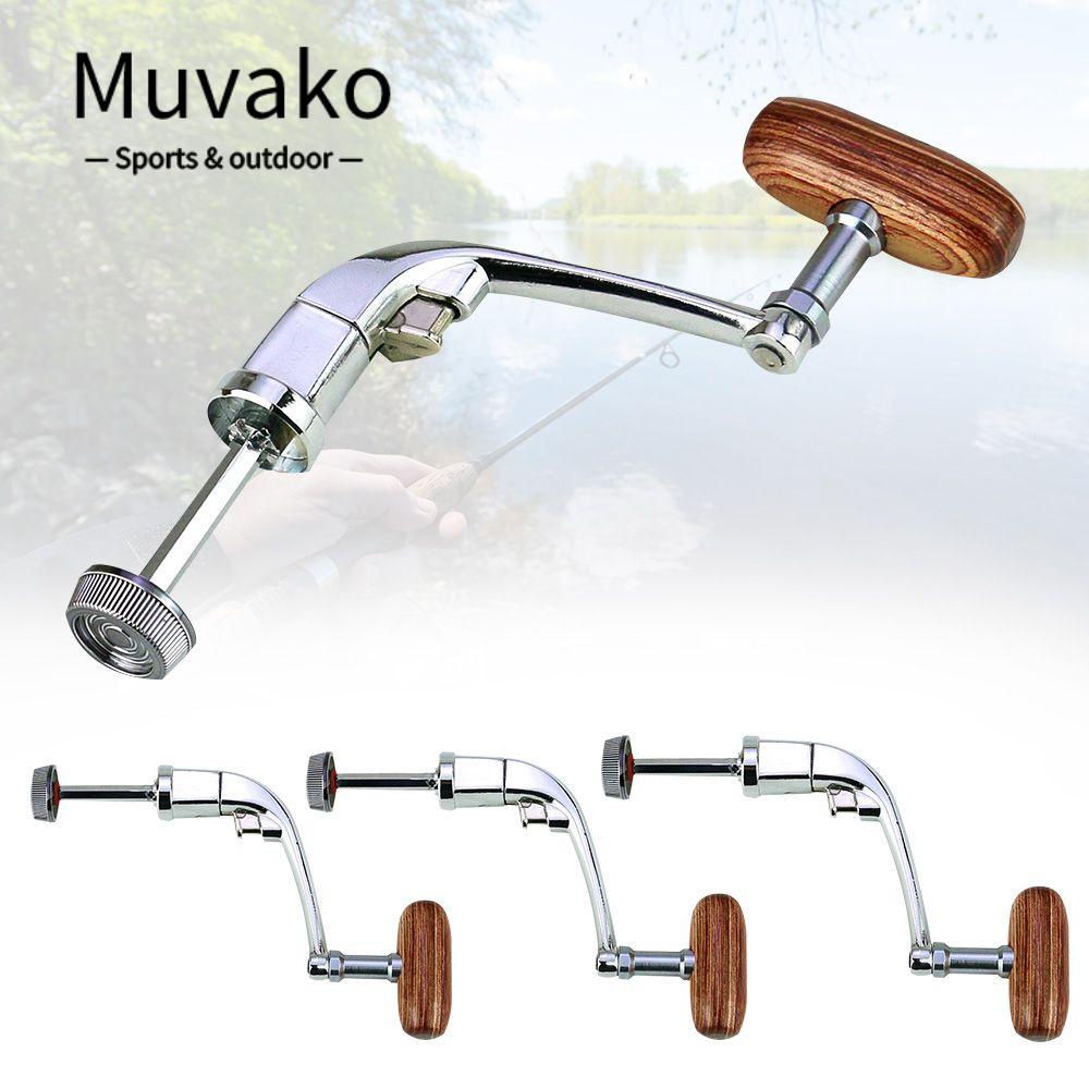 MUVAKO Tay Quay Máy Câu Cá Trái Phải Bằng Kim Loại