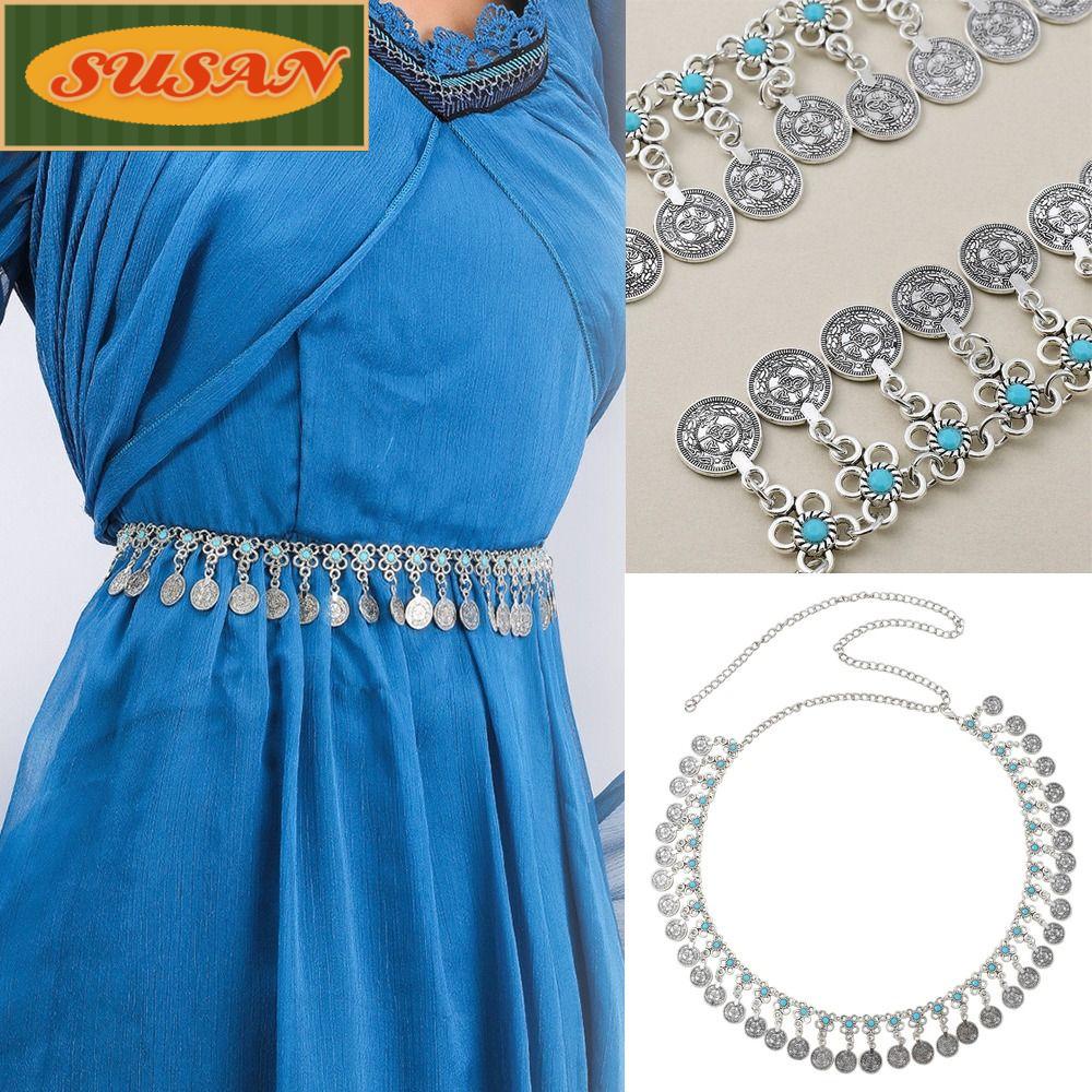 Thắt Lưng Dây Xích Kim Loại Trang Sức Múa Bụng Cho Nữ