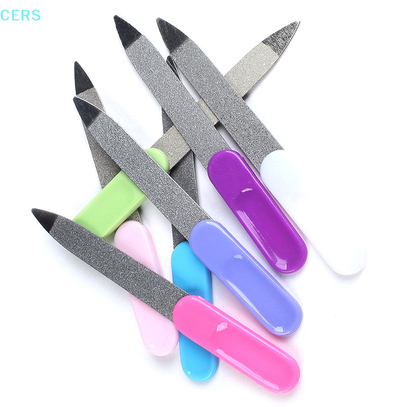 Bộ 2 Cây Dũa Móng Tay Bằng Thép Không Gỉ Hai Mặt RS