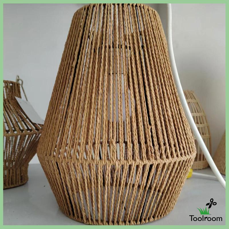 Vỏ Bọc Đèn Lồng Dạng Dây Bện Phong Cách Mộc Mạc Cổ Điển