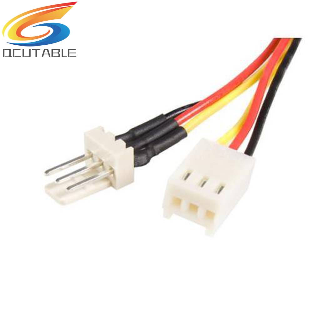Set 10 Dây Cáp Nối Dài Quạt Máy Tính 12V 3-pin Male Sang 3-pin Female