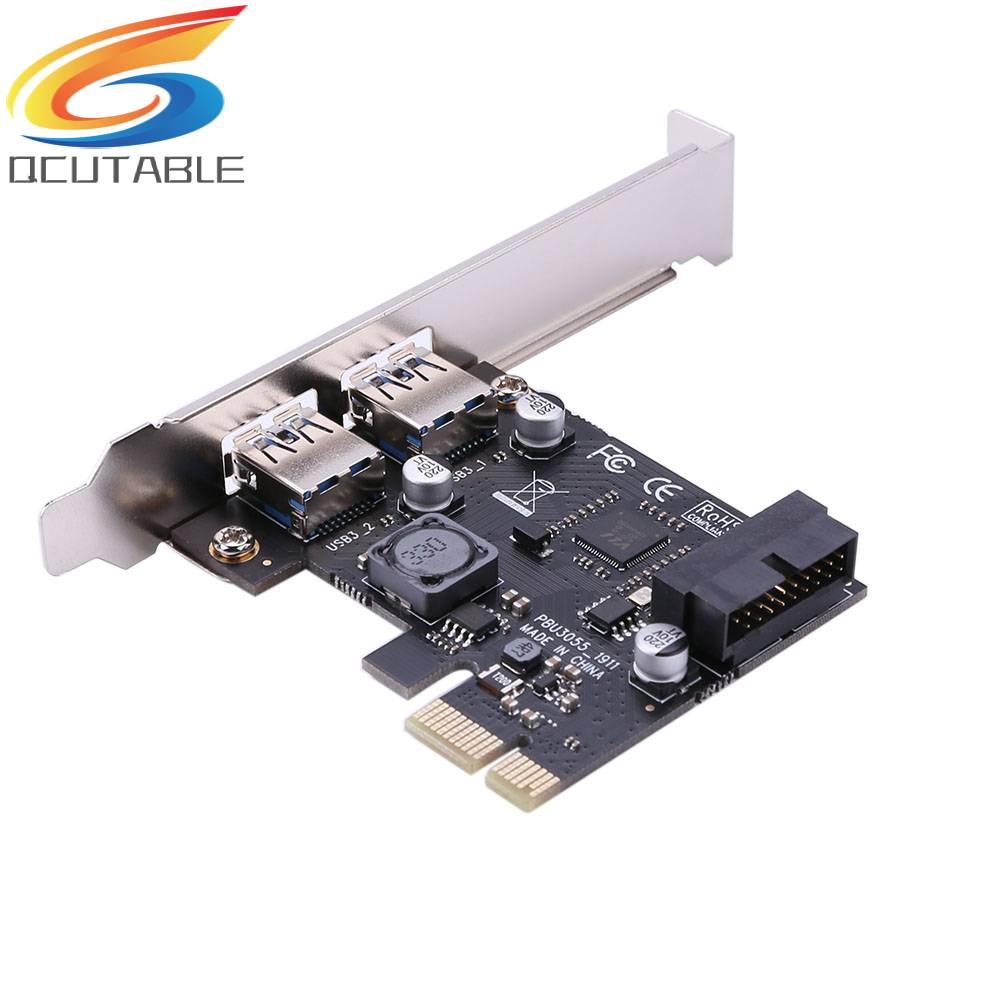 Thẻ Mở Rộng 2 Cổng USB 3.0 Pcie x1 Cho Máy Tính Bàn