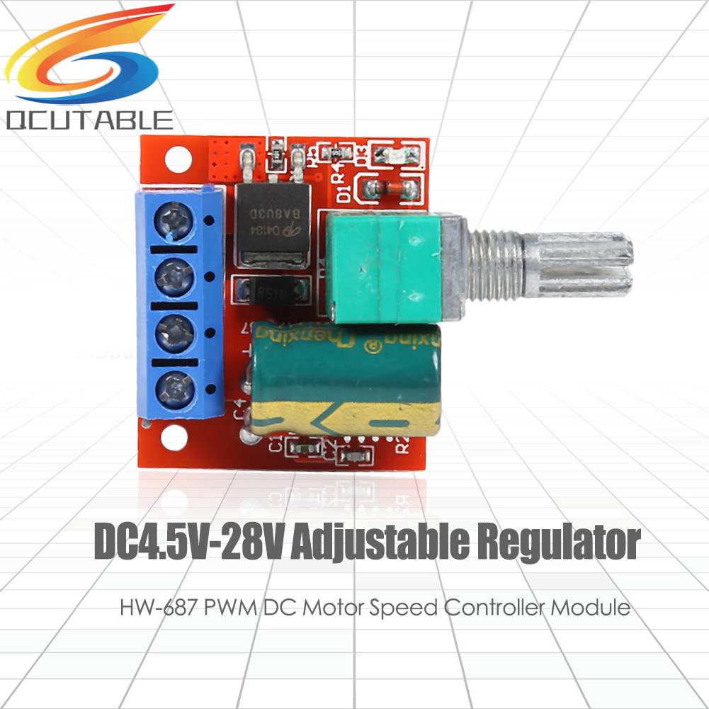 Module Điều Chỉnh Tốc Độ Động Cơ HW-687 PWM DC4.5V-28V