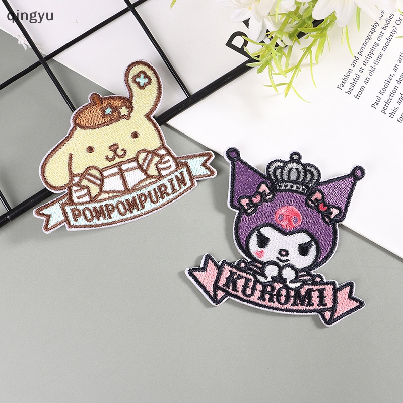 1 Miếng Vá Trang Trí Quần Áo Hình Sanrio Kuromi Cinnamoroll