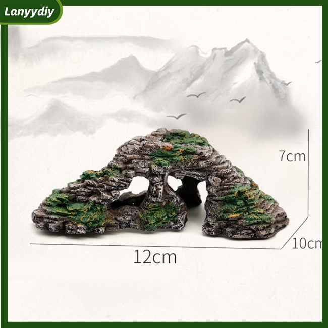 Bệ Đá Leo Trèo Bằng Nhựa Trang Trí Bể Cá