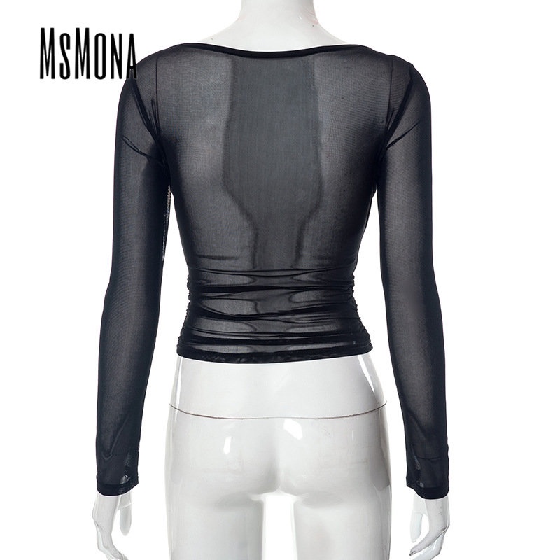 Áo Thun Dài Tay Cổ Vuông Họa Tiết Hoa Thời Trang 2023 Cho Nữ