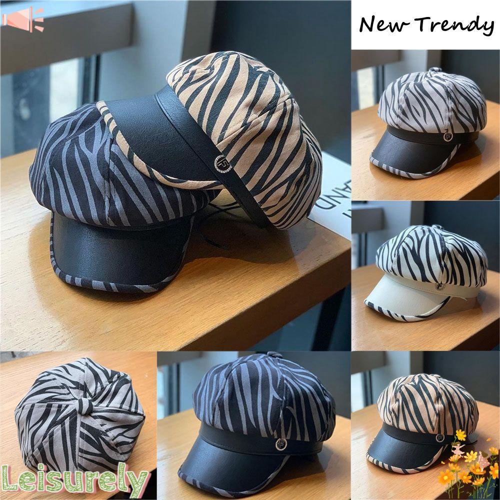 LEILY Mũ Nồi Màu Trơn Thời Trang Cho Nam