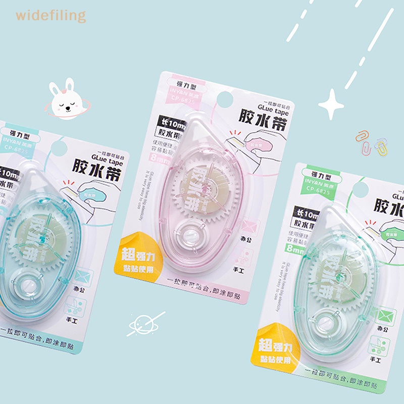 Cuộn Băng Keo Hai Mặt 3 Kích Thước Khác Nhau Dùng Trang Trí Sổ Tay DIY
