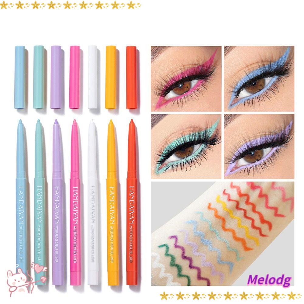 MELODG Bút Kẻ Mắt Chuyên Nghiệp Màu Sắc Lâu Trôi Nhanh Khô 10 Màu Tùy Chọn