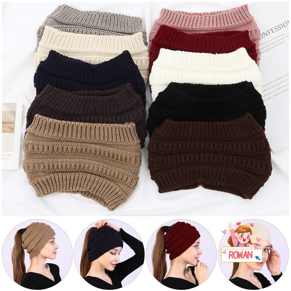 ROWANS 1 Băng Đô Đan Len Bản Rộng Giữ Ấm Tai