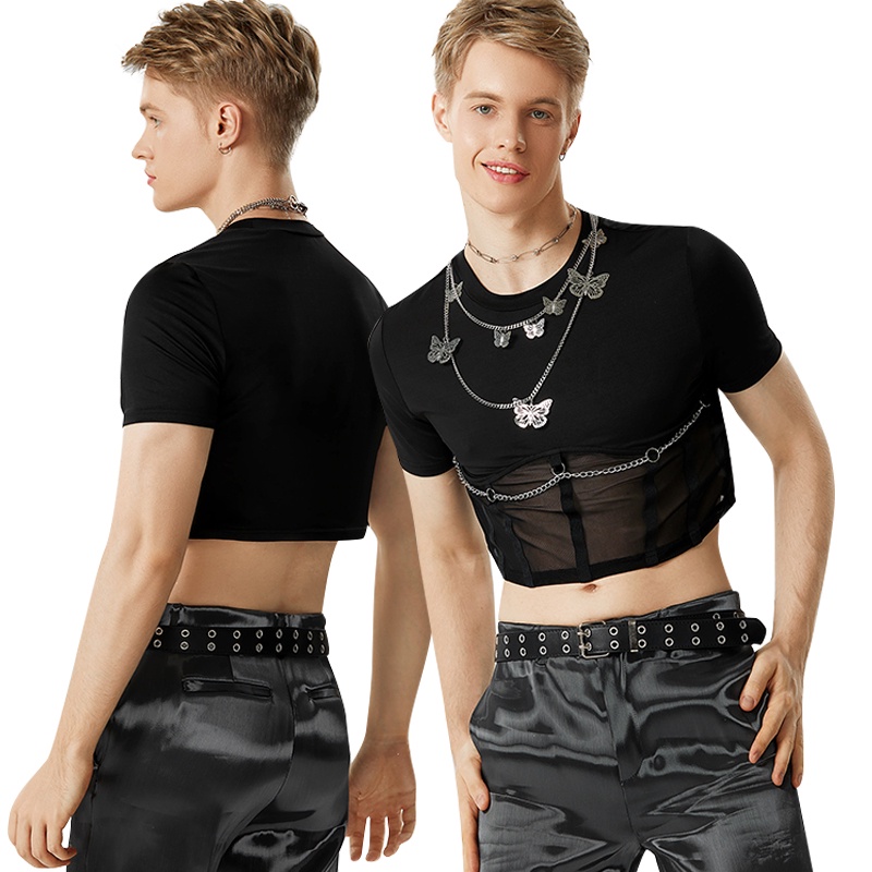 Áo Thun Tay Ngắn INCERUN Structural Panel