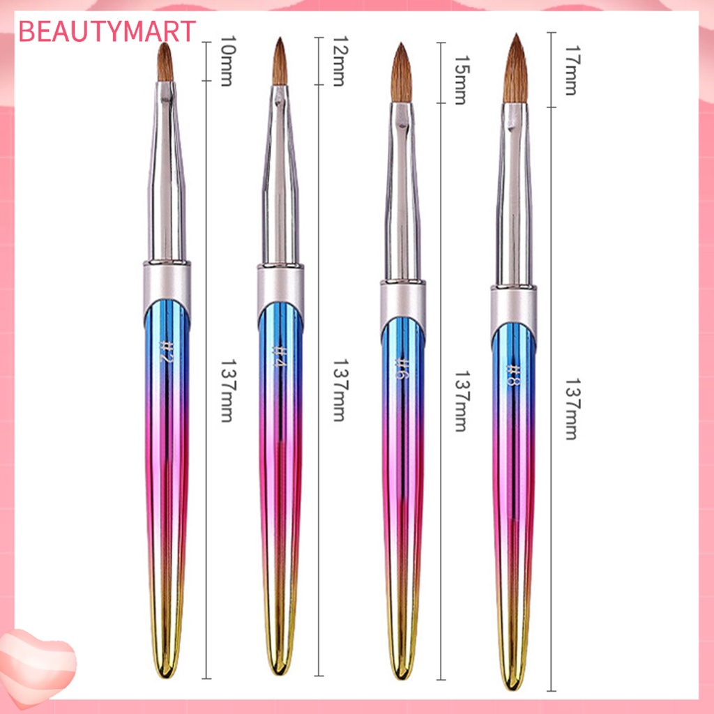 Bút Vẽ Móng Tay Đầu Mềm Tinh Tế Có Thể Tái Sử Dụng DIY