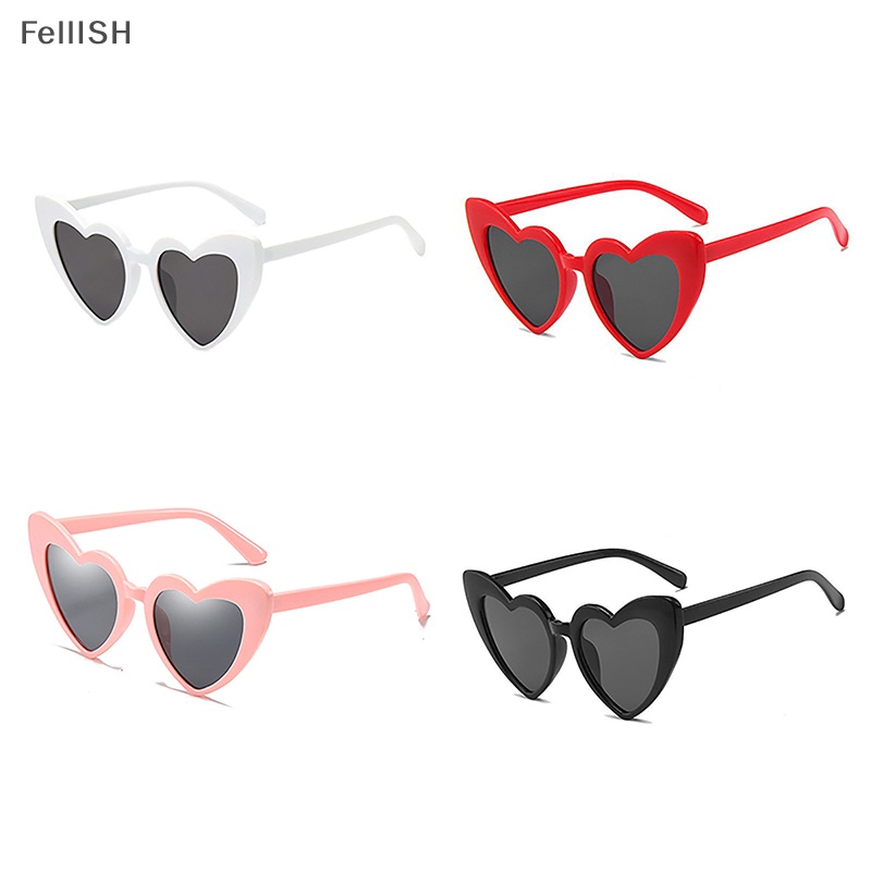 Kính Mát Hình Trái Tim Phong Cách Retro Thời Trang Cho Nữ 439br