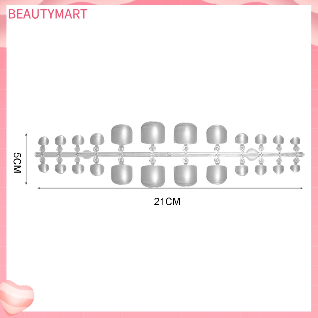 1 Túi Móng Chân Giả Nối Dài Siêu Mỏng Bằng Nhựa ABS Cho Nữ