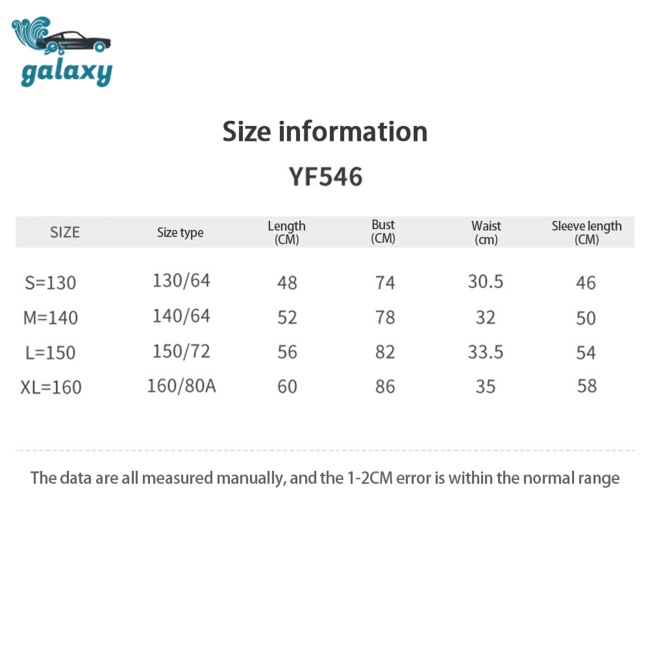 Galaxy Áo Thun Thể Thao Tay Dài Phối Màu Tương Phản Thời Trang Cho Bé Gái