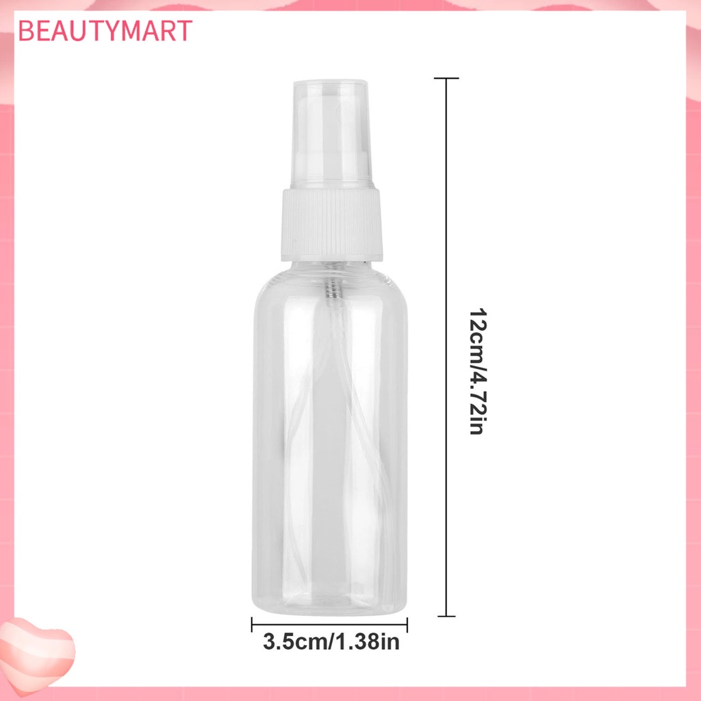 Set 10 / 5 Lọ Đựng Dung Dịch Mỹ Phẩm 60ml Chống Rò Rỉ Có Thể Tái Sử Dụng