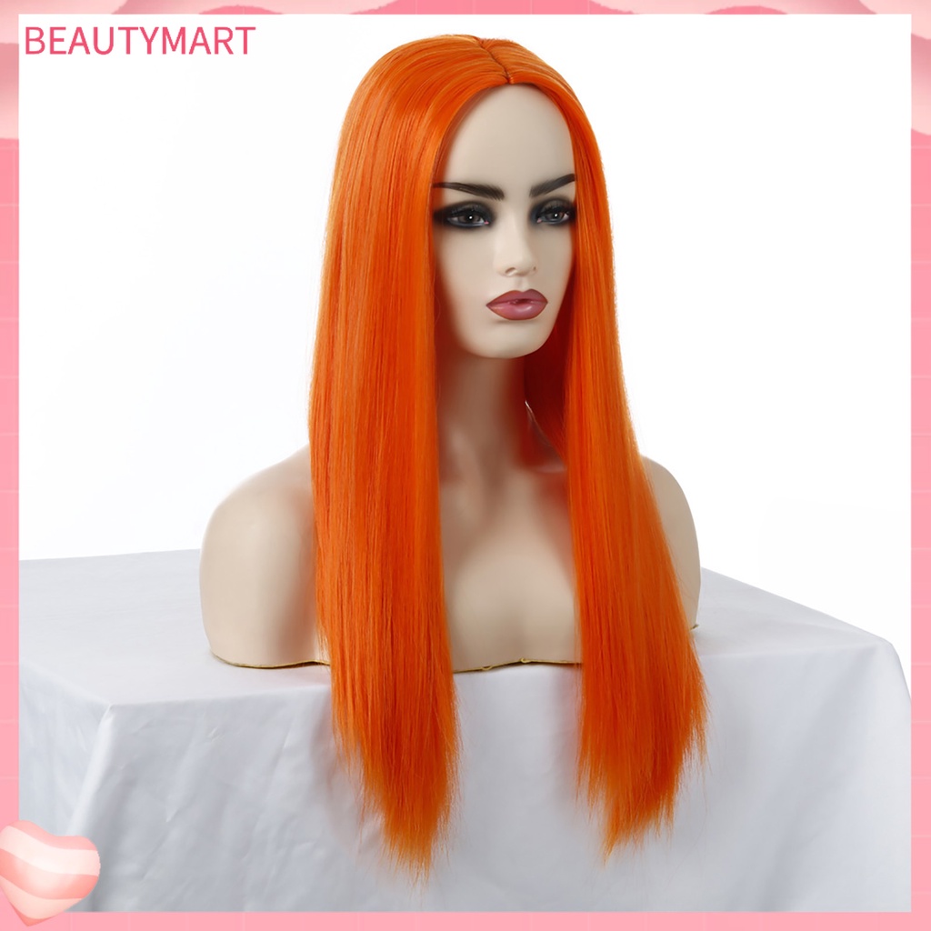 Bộ Tóc Giả Dài Thẳng Bằng Sợi Tổng Hợp Dành Cho Nữ