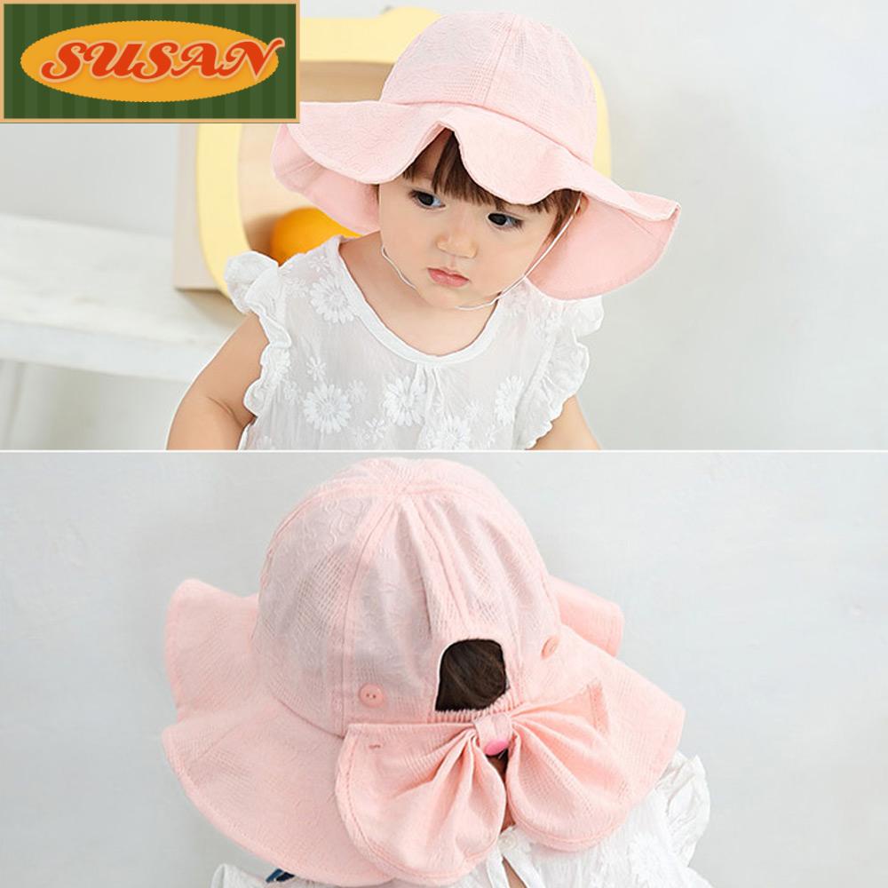 SUSANS Nón Tai Bèo Chống Tia UV Bằng Vải Cotton Dành Cho Bé 2-4 Tuổi