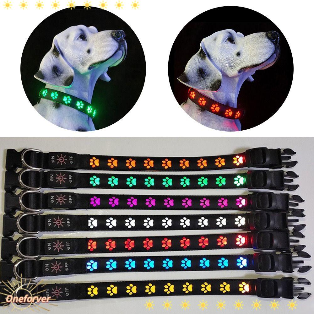 FOREVER Vòng Cổ Chó Chống Lạc Có Đèn Led Có Thể Sạc Lại