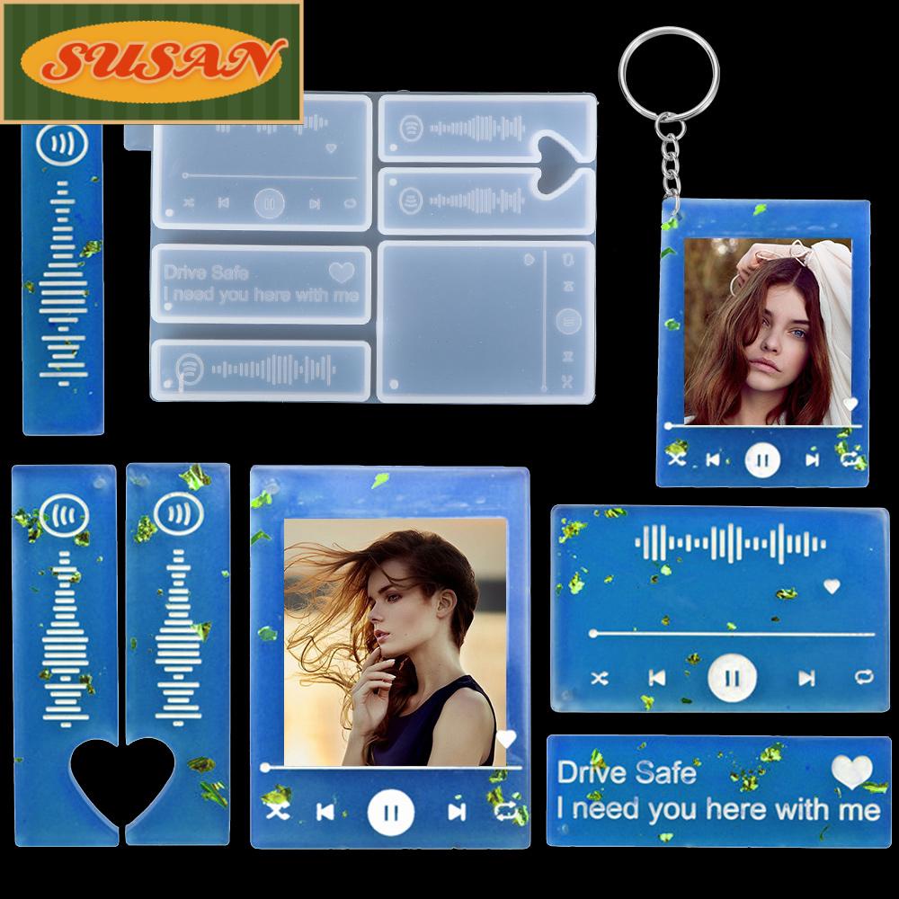 SUSANS Khuôn Silicone Làm Móc Khóa