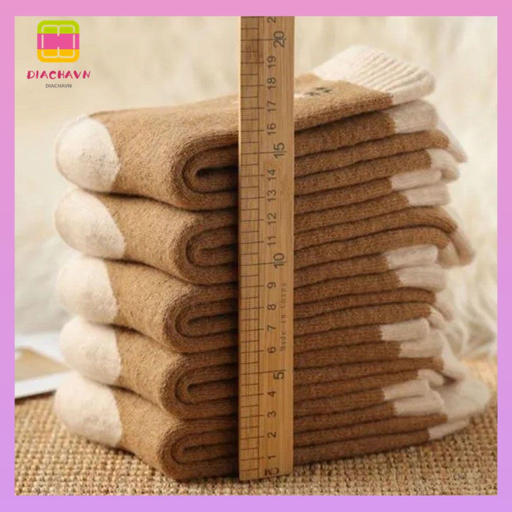 DIACHAVN 1 Đôi Tất Chân Thiết Kế Mới Dày Dặn Thời Trang Dành Cho Cả Nam Và