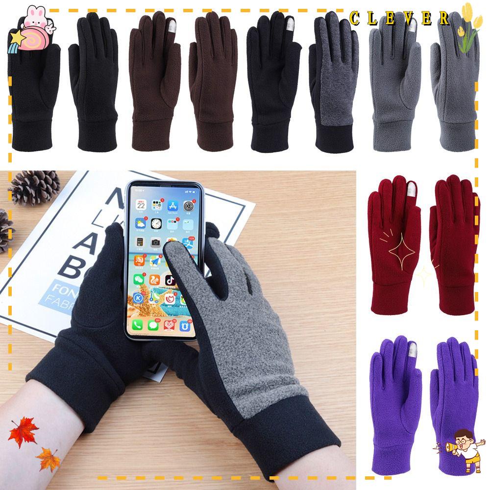 CLEVER Găng Tay Thể Thao Lông Cừu Ấm Áp Hợp Thời Trang Cho Nữ