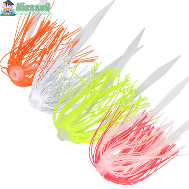 Bộ 8 Mồi Giả Câu Cá Silicone Có Móc Câu Diy