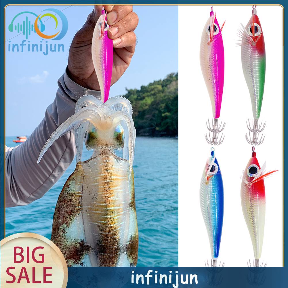 Mồi Câu Cá Giả Hình Con Tôm Phát Sáng