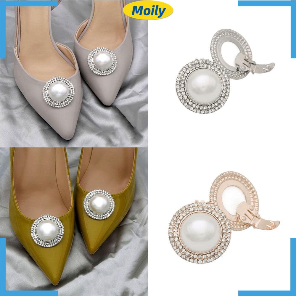 MOILYVN 1 Phụ Kiện Trang Trí Giày Cao Gót Cho Cô Dâu