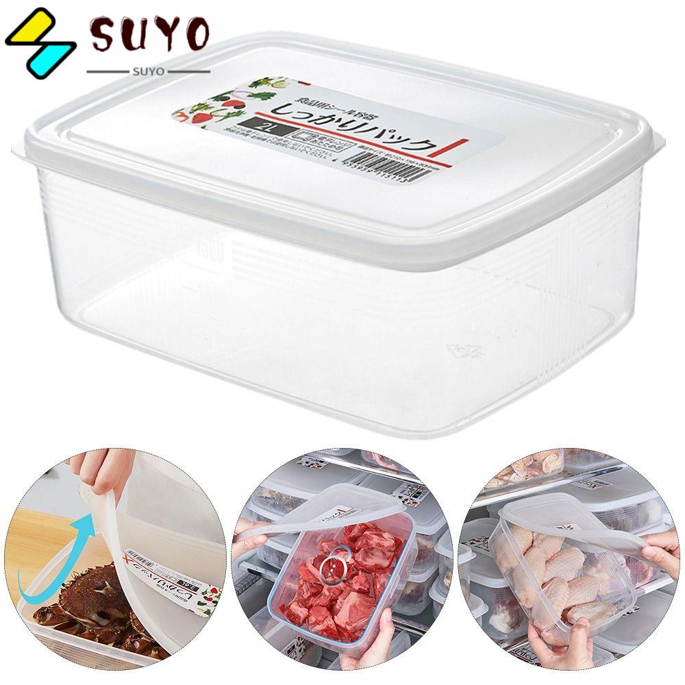 Hộp Đựng Thực Phẩm Có Rãnh Chịu Nhiệt Thấp Không Mùi Cho Tủ Lạnh Nhà Bếp