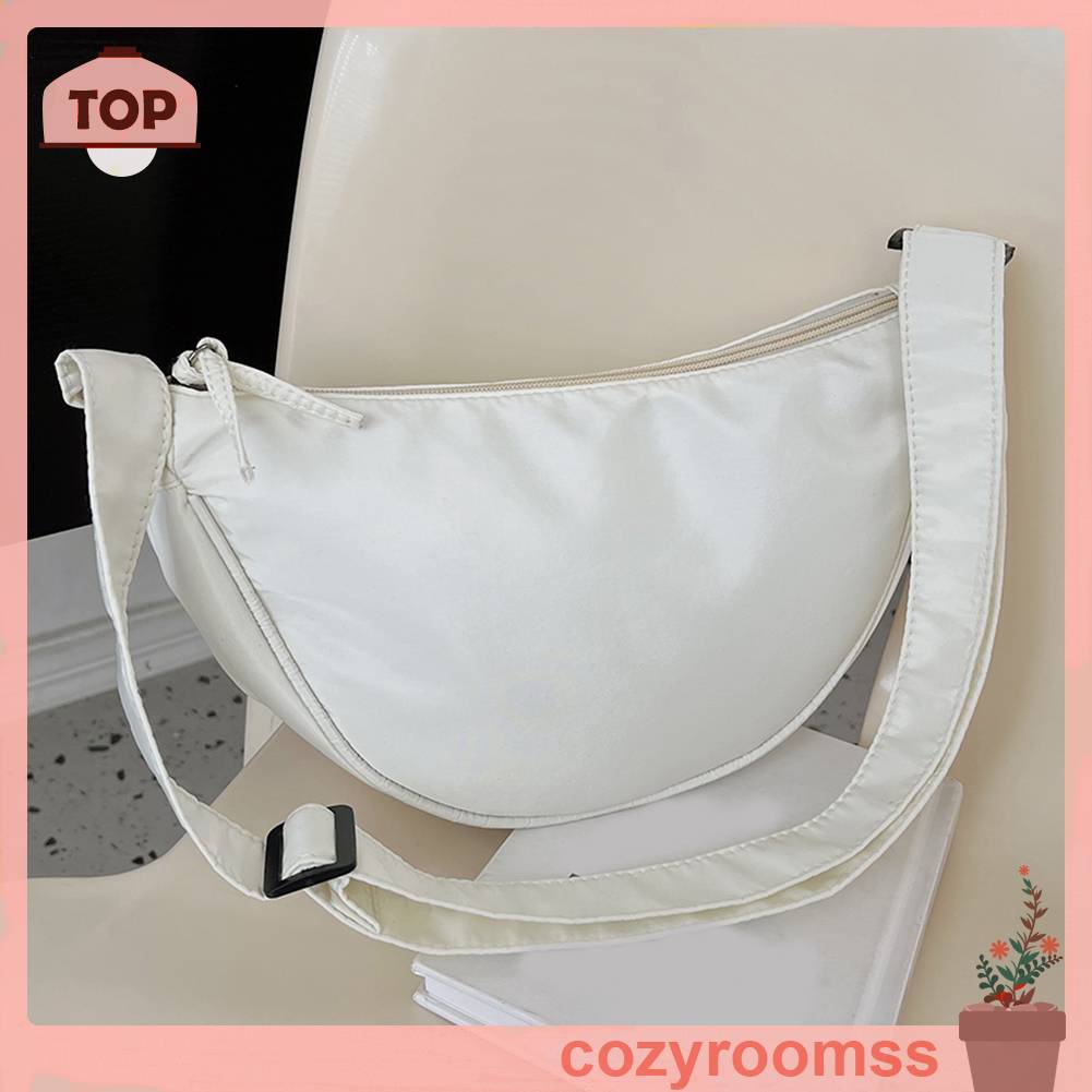 Túi Xách Đeo Chéo Bằng Nylon Thiết Kế Đơn Giản Thanh Lịch Cho Nữ