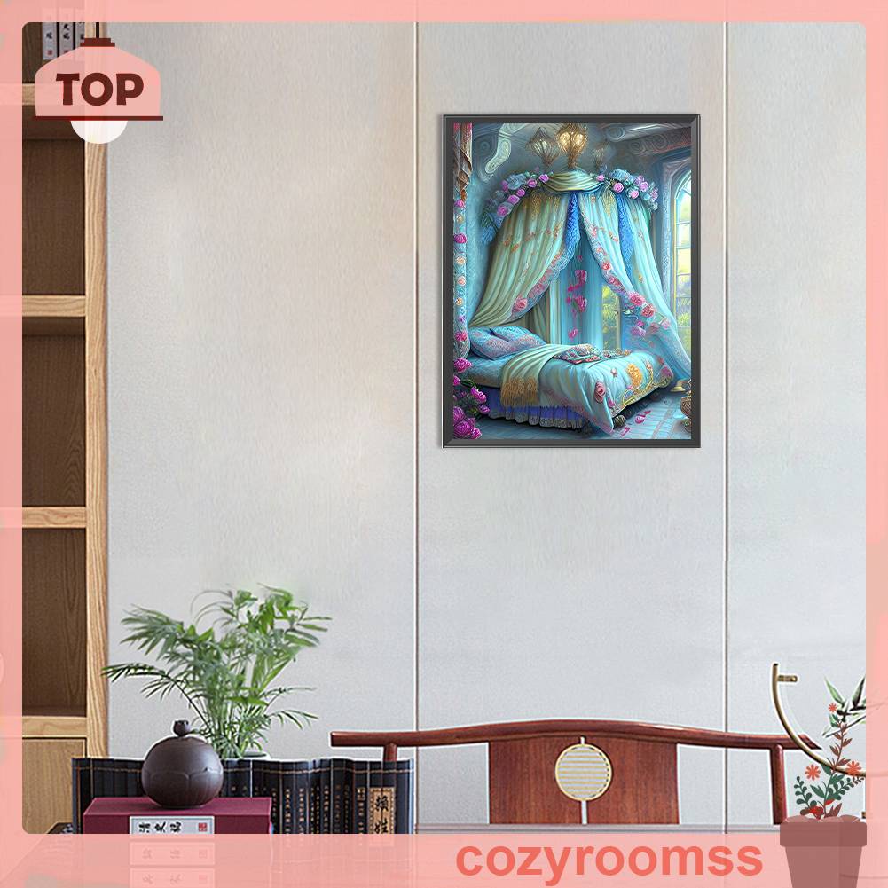 Tranh Đính Đá Kim Cương Toàn Bộ 5D DIY Hình Vẽ Công Chúa