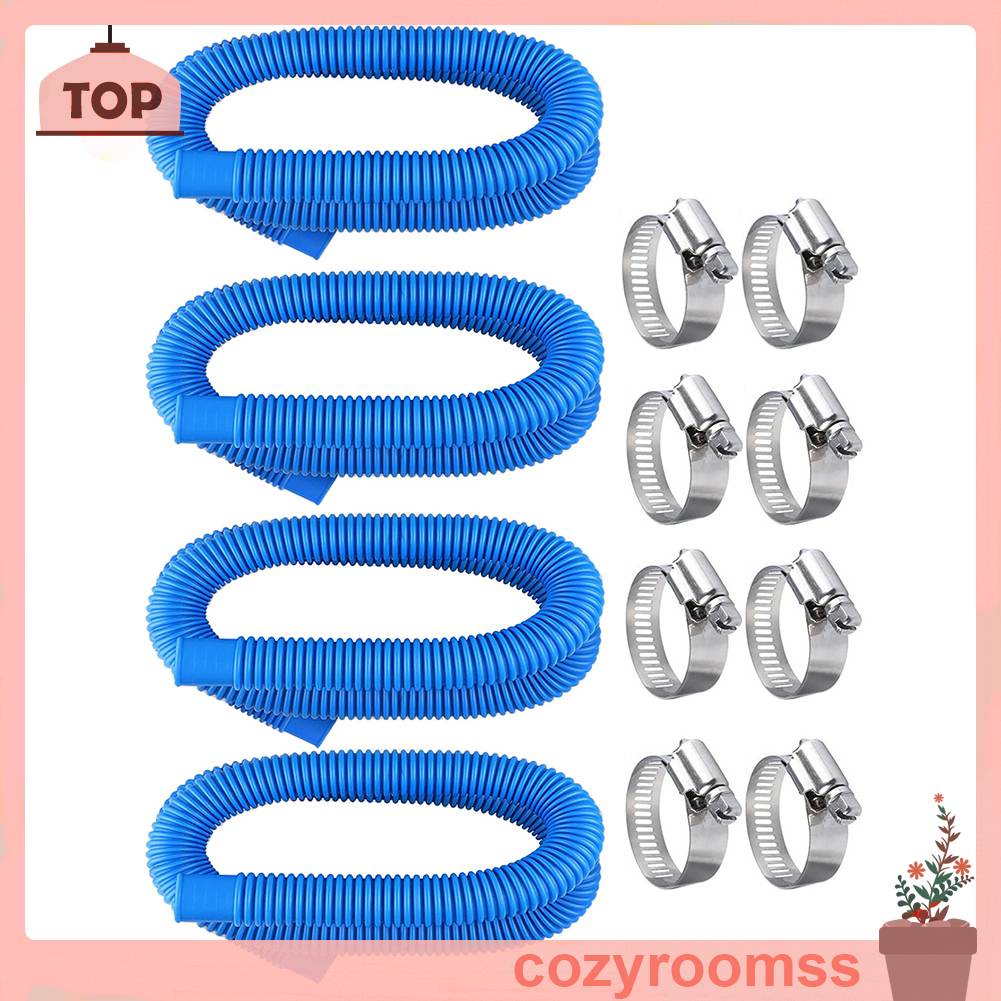 Set 3 Ống Lọc Nước Hồ Bơi Kèm Kẹp Chuyên Dụng