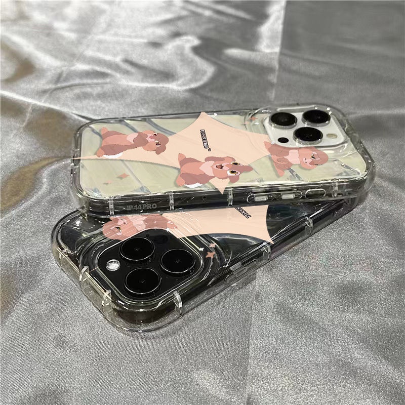 Ốp Điện Thoại Mềm Trong Suốt In Hình Thỏ / Hươu Hoạt Hình Dễ Thương Cho Iphone 14Promax 1312 / 11 7 / 8plus xr