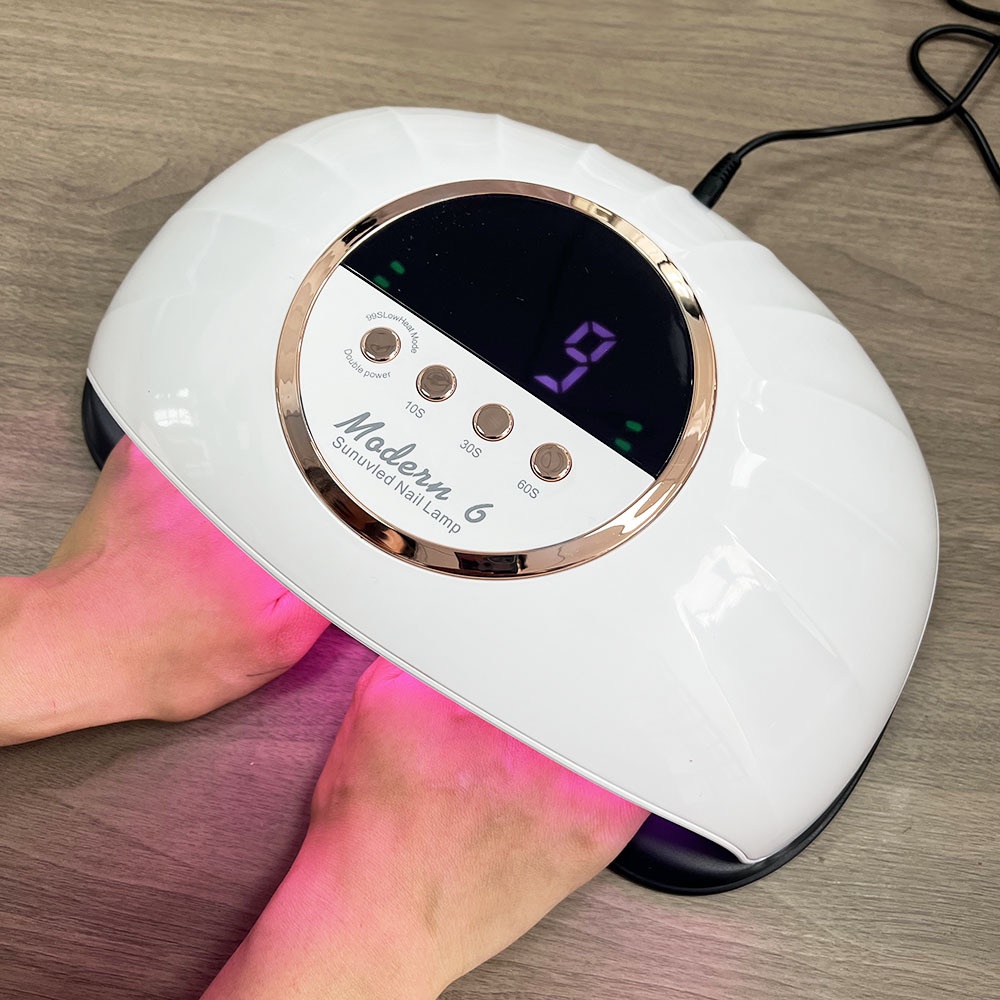 Máy Hơ Gel Lớn 2 Tay MODERN 6 Nhanh Khô 280w | Máy Làm Khô Sơn Gel