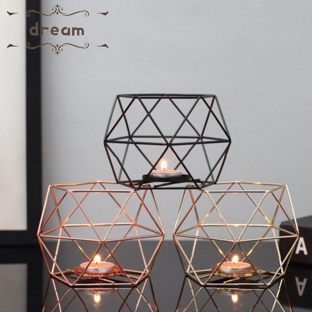 【DREAMLIFE】Candle Holder Decorative Geometric Great Ornaments Housewarming Present