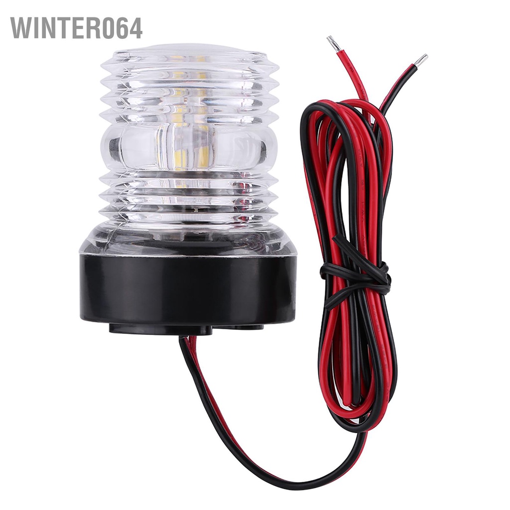 Winter064 Điều hướng du thuyền trên biển 12V Tất cả các vòng LED trắng 360 ° Neo ánh sáng không thấm nước