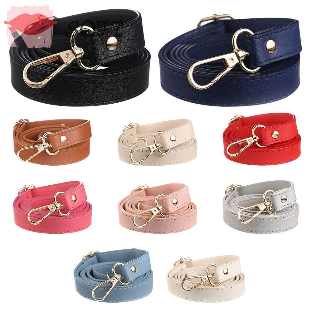 SOFTNESS Dây Đeo Túi Xách Bằng Da 130cm Có Thể Điều Chỉnh Tiện Dụng