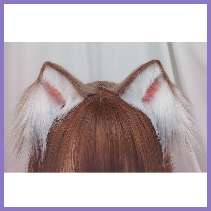 Băng Đô Tai Cáo Lông Xù Dễ Thương Làm Bằng Thủ Công Cho Nữ nota2vn