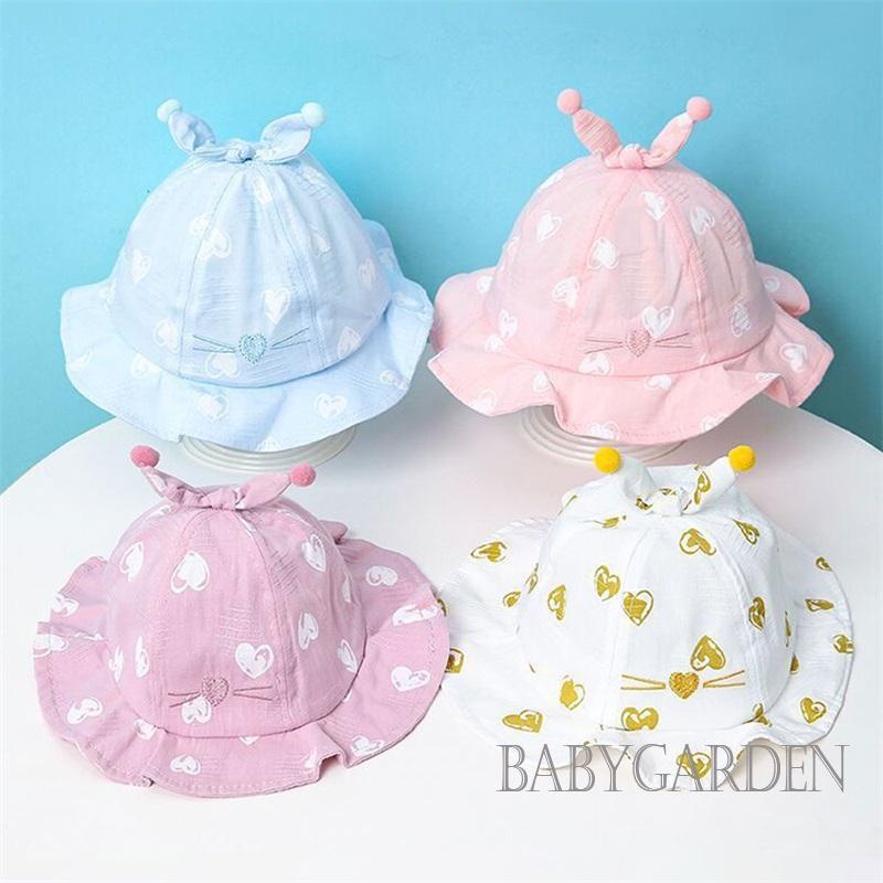 Nón Tai Bèo Vành Rộng Mềm Mại Thoáng Khí Thời Trang Mùa Hè Dành Cho Trẻ 3-24 Tháng Tuổi