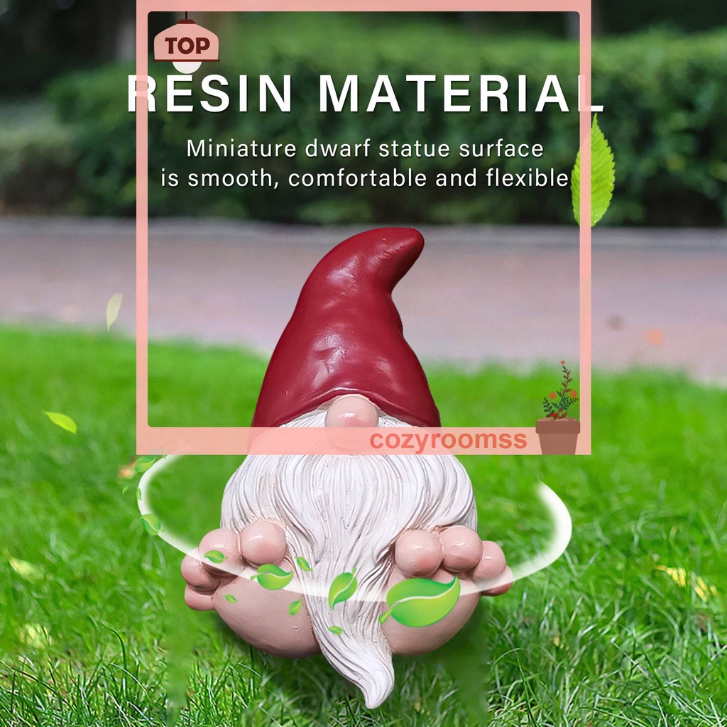 Đồ trang trí Chú Lùn Bằng Nhựa Resin Trang Trí Tiểu Cảnh