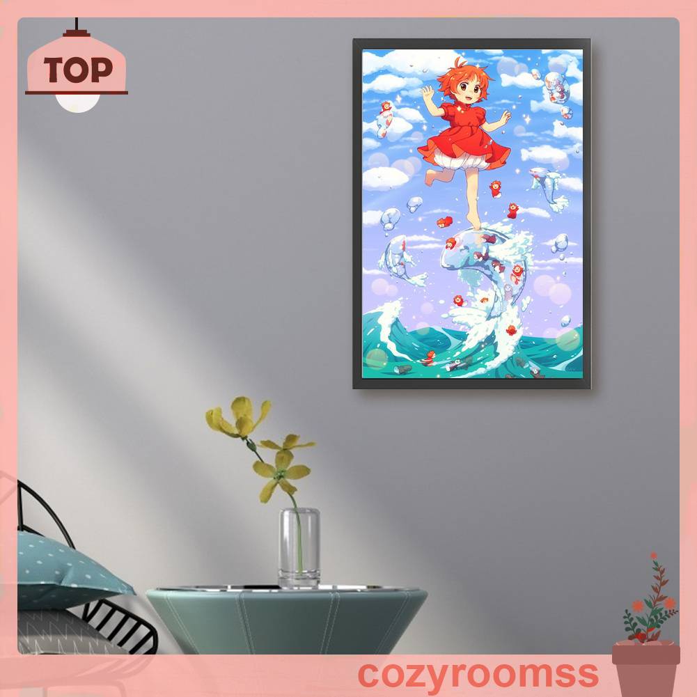 Toàn Bộ Cuộn Chỉ Thêu 18CT In Hoạ Tiết Hayao Miyazaki