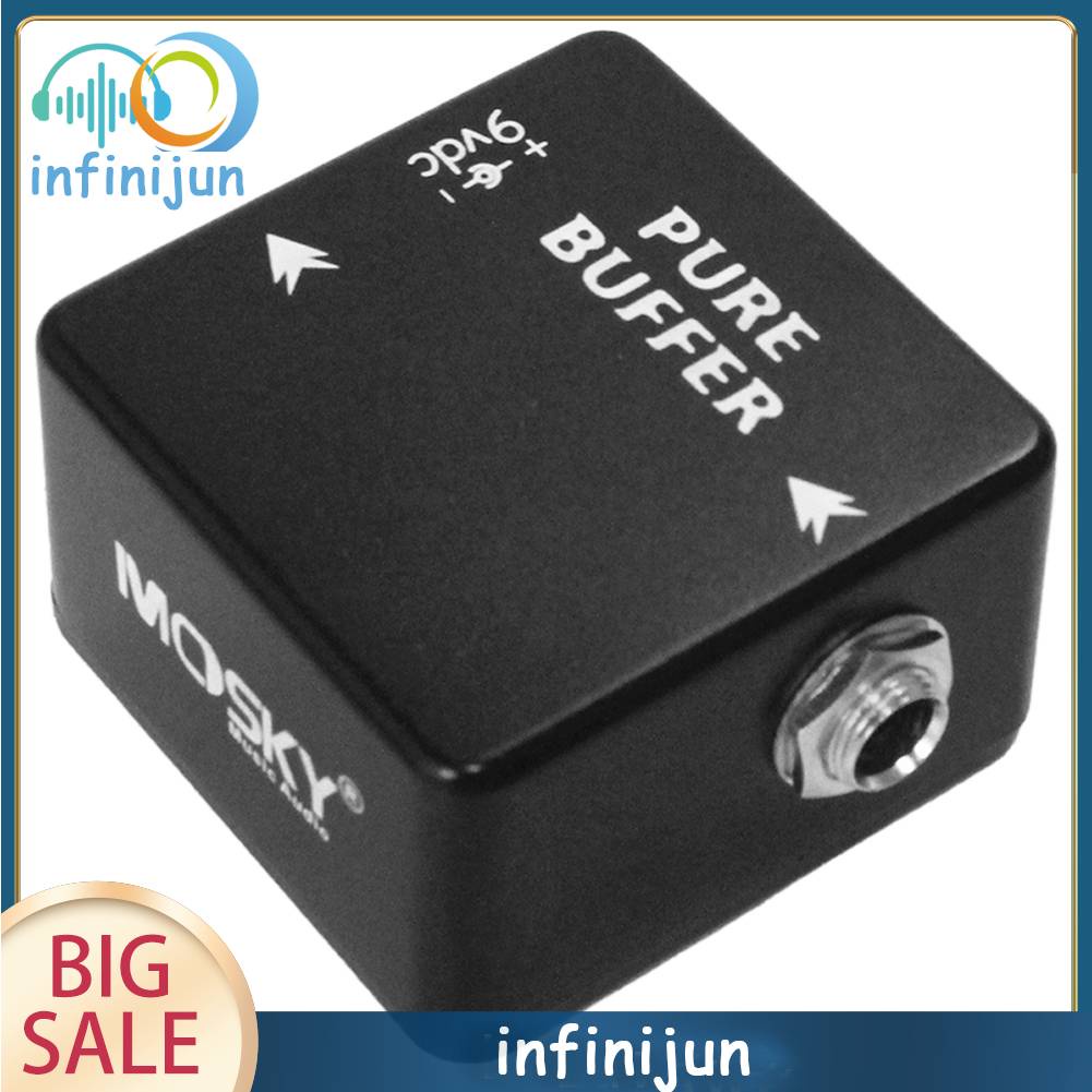 Bàn Đạp Hiệu Ứng Vỏ Kim Loại Cho Đàn Guitar