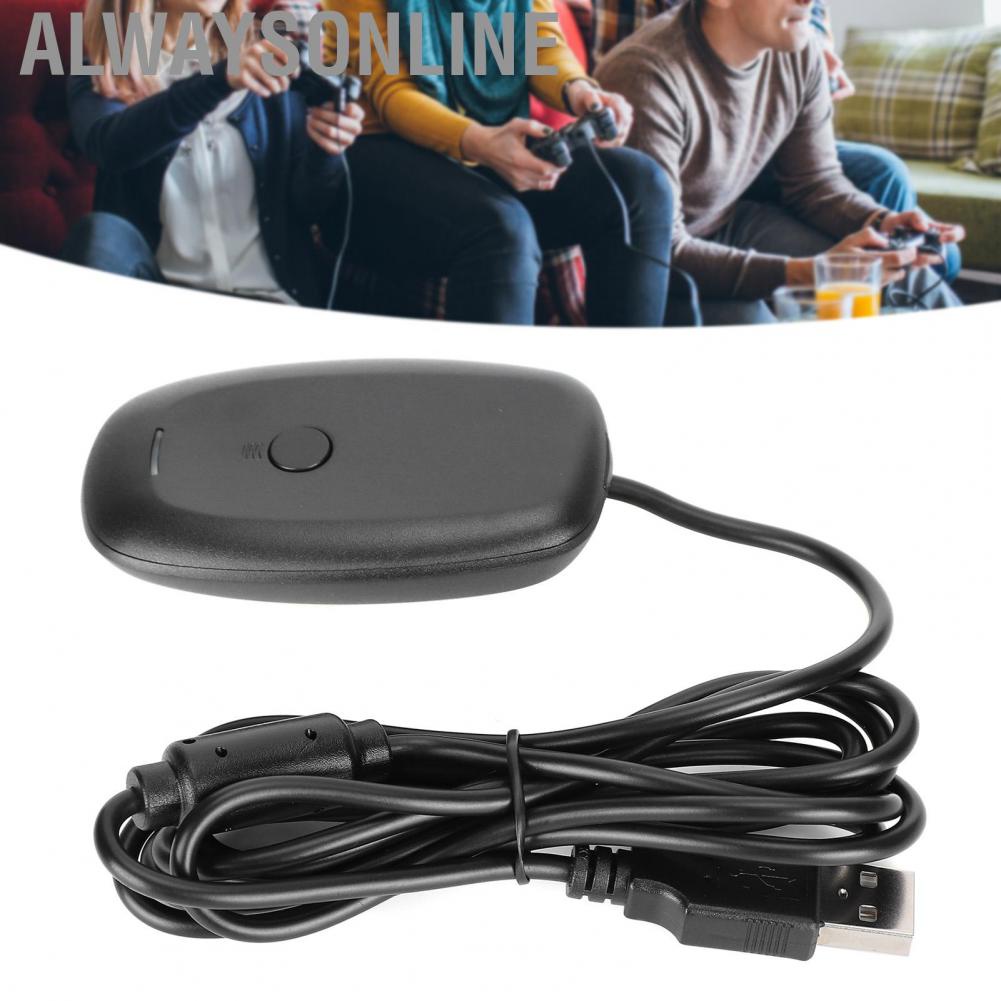 Alwaysonline For Microsoft XBOX 360 PC Receiver Gaming Controller  Adapter Console