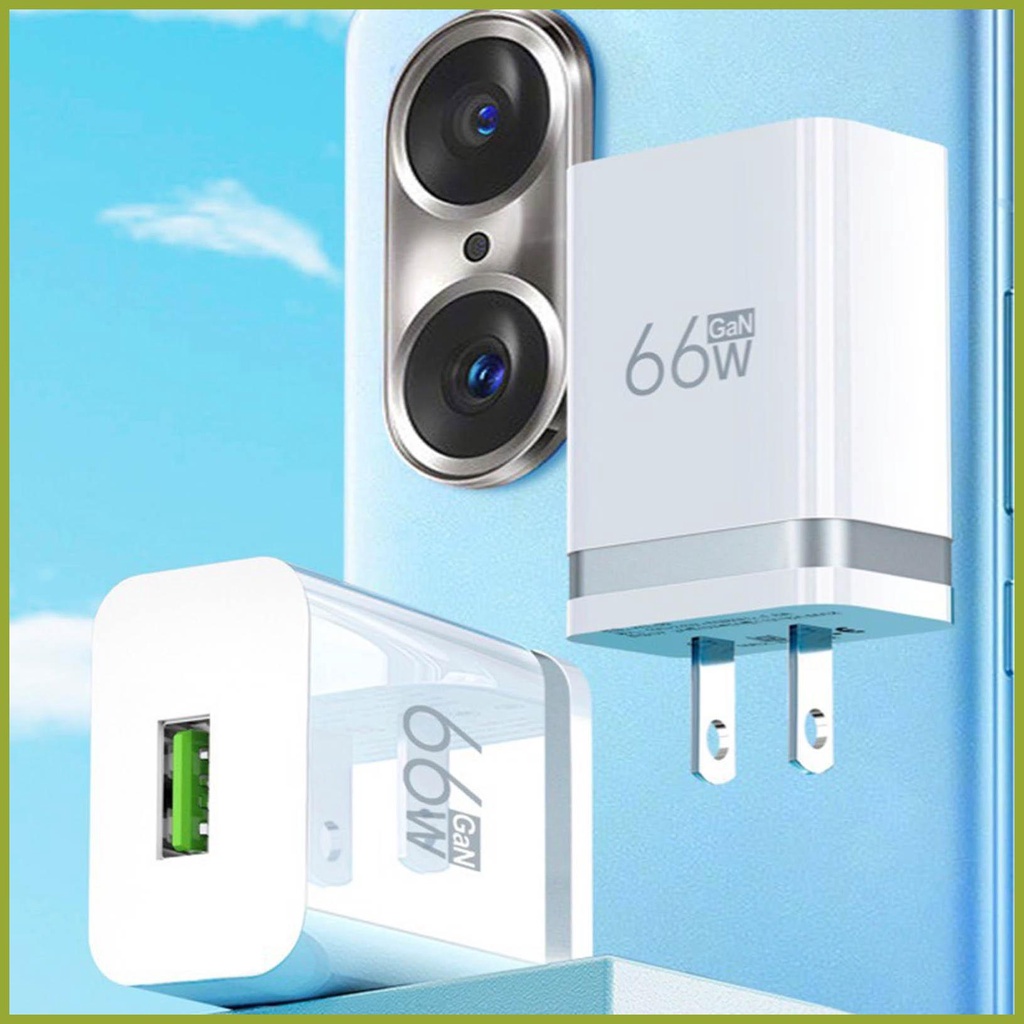 Phích Cắm Sạc Nhanh 66W Chuyên Dụng Cho Điện Thoại / Máy Tính Bảng / Laptop