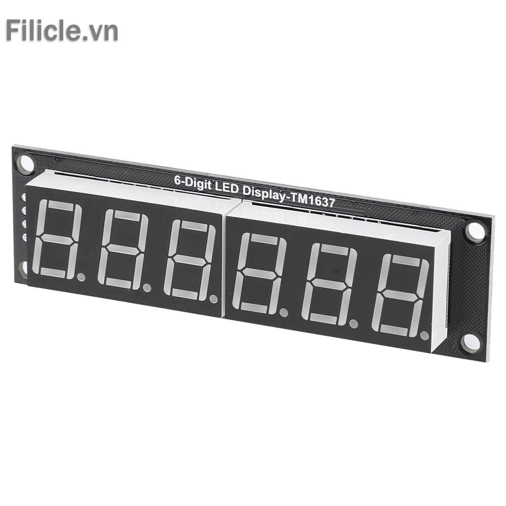 Đèn LED Kỹ Thuật Số 0.56in TM1637 0.56 Inch 6 Chữ Số Cho Arduino