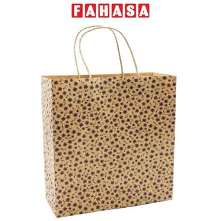Túi đựng quà kraft hình hoa 24 x 28 cm - the sun 01 - mẫu 2