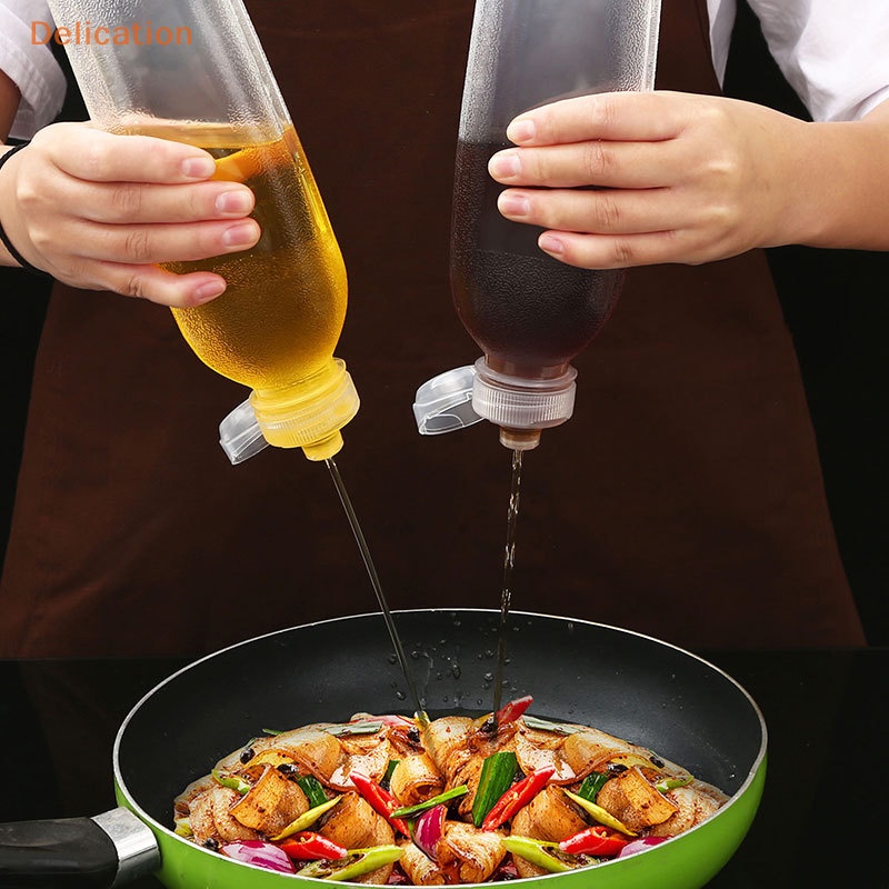 Chai bóp ELEBUY 1000ml đựng dầu gia vị nước sốt chịu nhiệt độ cao