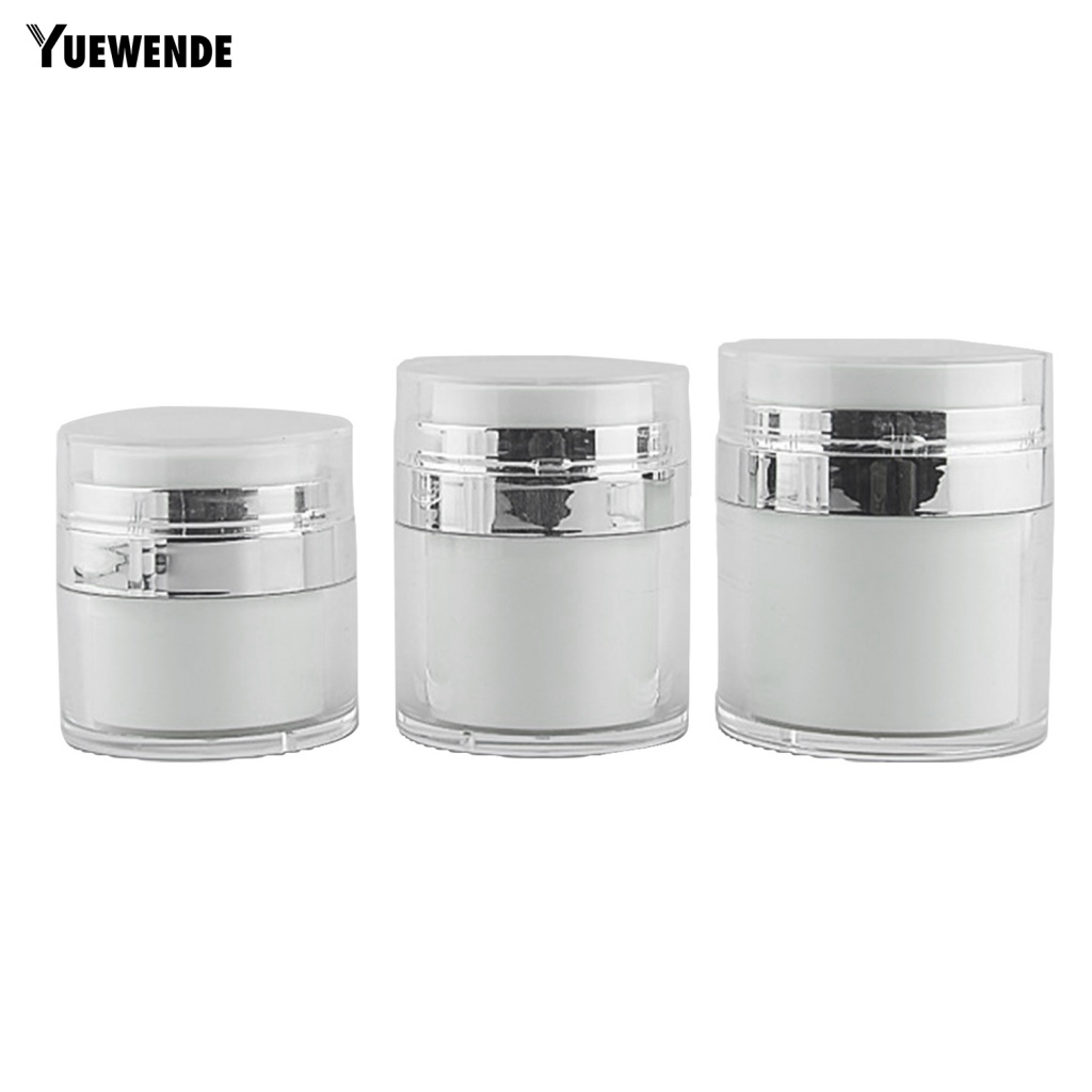 Set 3 Lọ Rỗng Đựng Kem Mỹ Phẩm Tiện Dụng