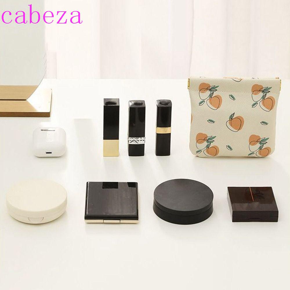 Túi Đựng Mỹ Phẩm Mini Tự Đóng In Hoa Đơn Giản Cho Nữ